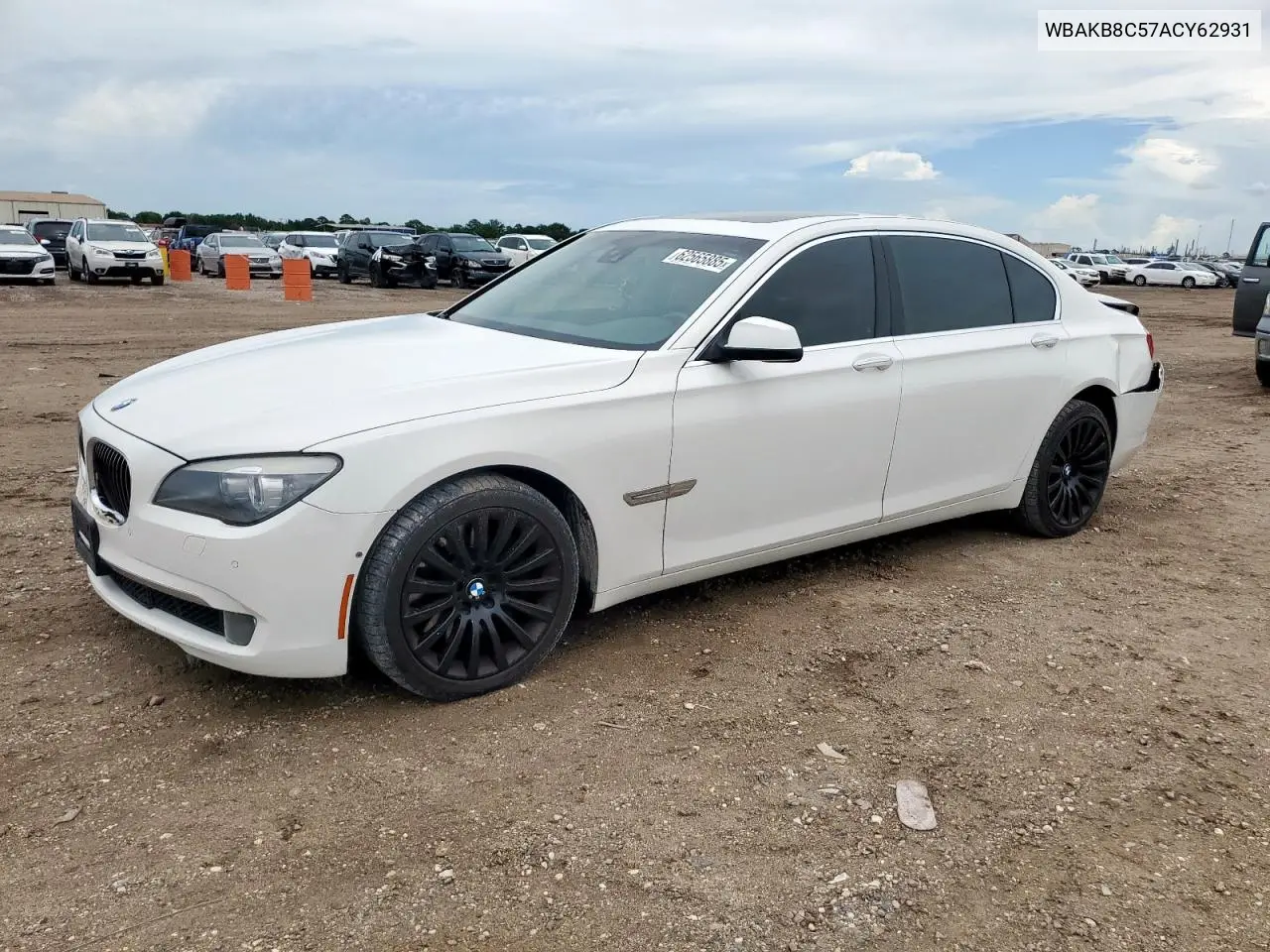 2010 BMW 750 Li VIN: WBAKB8C57ACY62931 Lot: 62565885