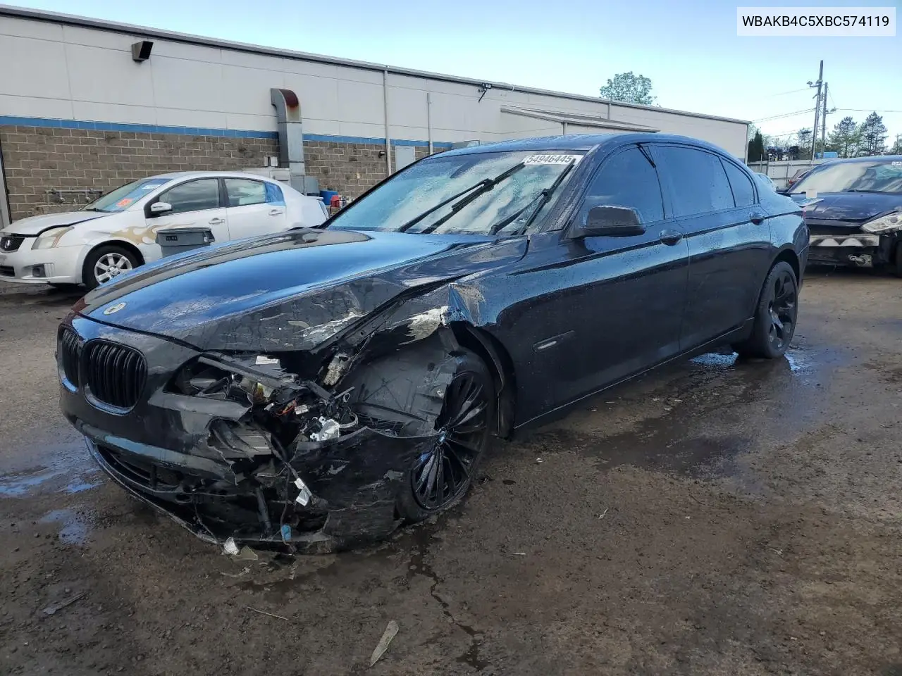 2011 BMW 740 Li VIN: WBAKB4C5XBC574119 Lot: 54946445