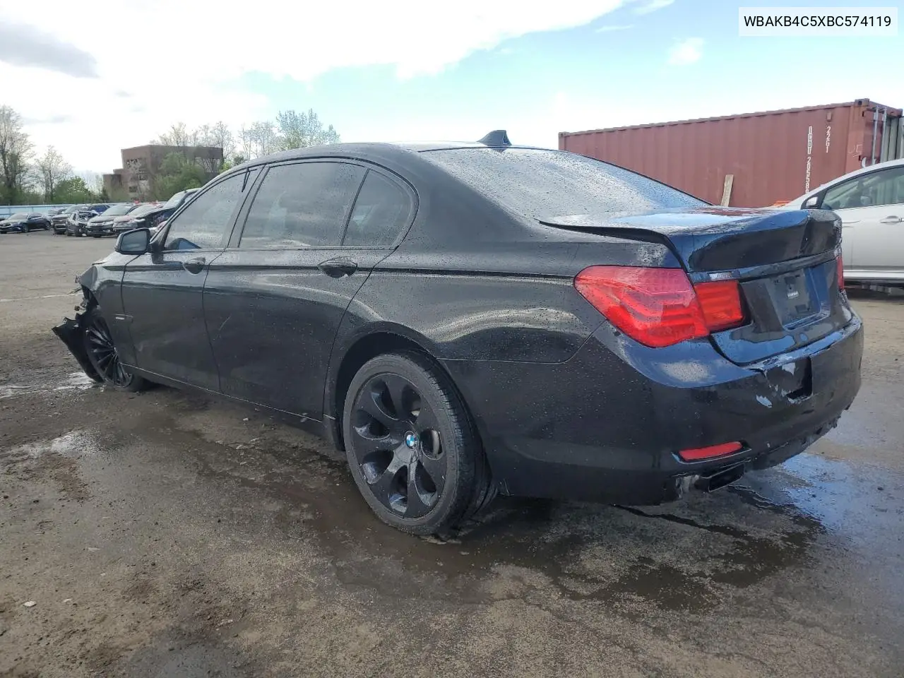 2011 BMW 740 Li VIN: WBAKB4C5XBC574119 Lot: 54946445