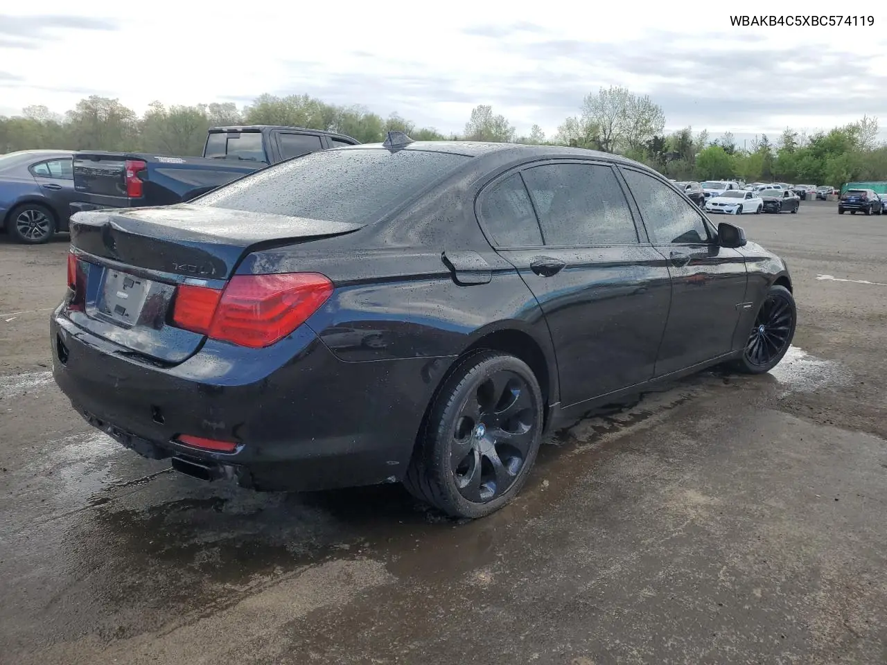 2011 BMW 740 Li VIN: WBAKB4C5XBC574119 Lot: 54946445