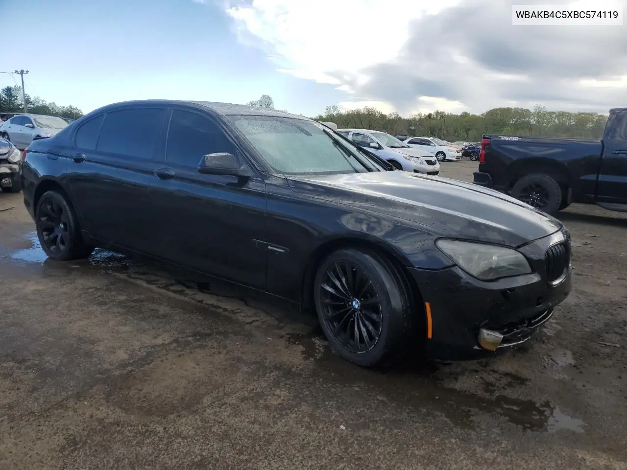 2011 BMW 740 Li VIN: WBAKB4C5XBC574119 Lot: 54946445