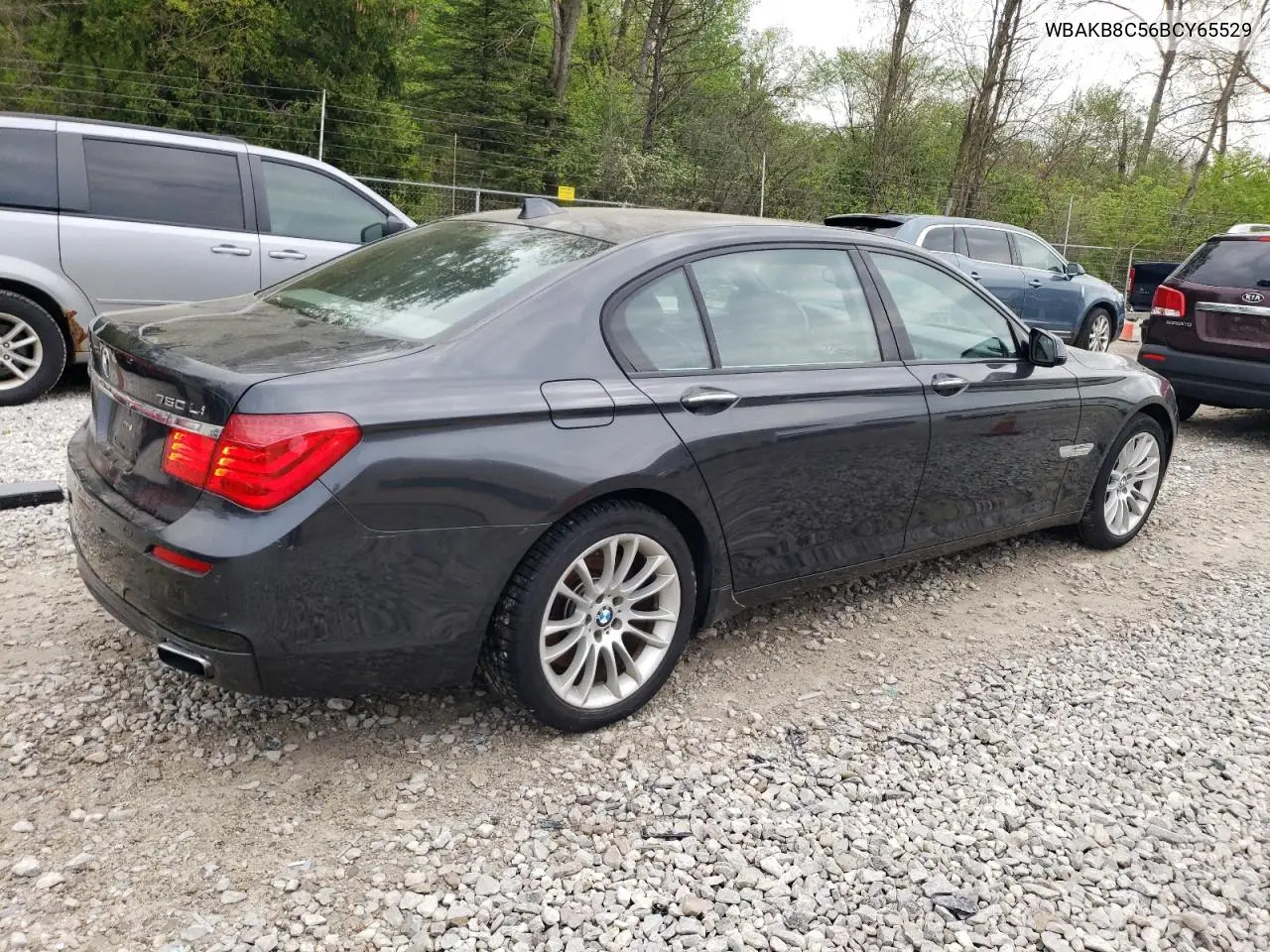 2011 BMW 750 Li VIN: WBAKB8C56BCY65529 Lot: 55652585