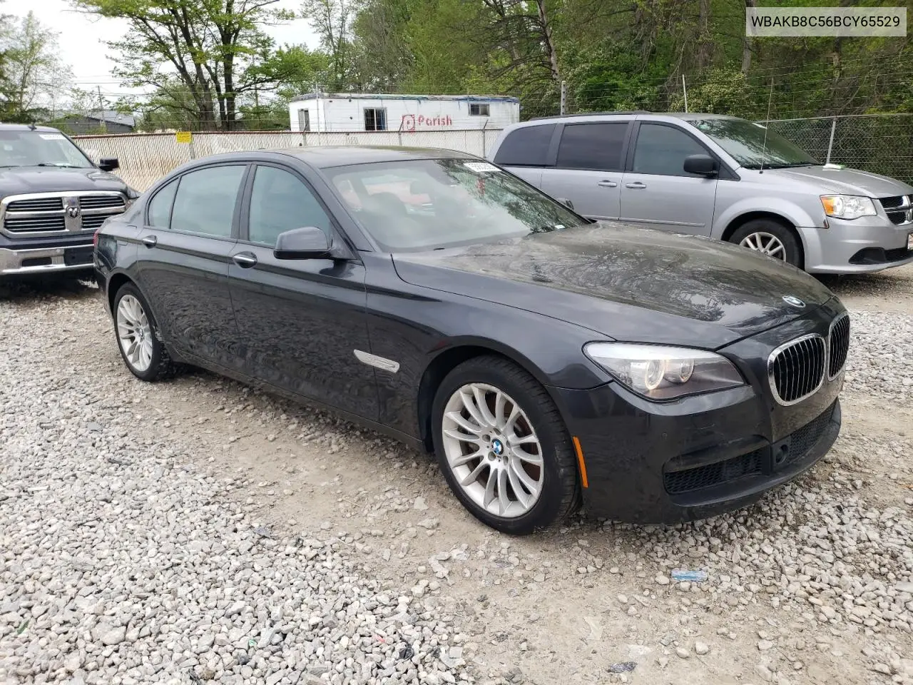 2011 BMW 750 Li VIN: WBAKB8C56BCY65529 Lot: 55652585