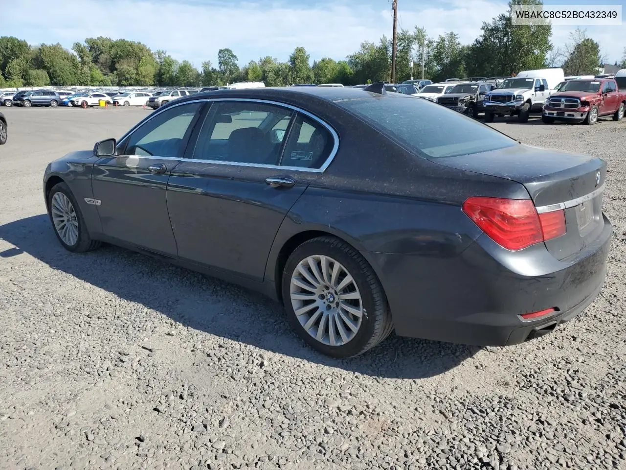 2011 BMW 750 Lxi VIN: WBAKC8C52BC432349 Lot: 56072525