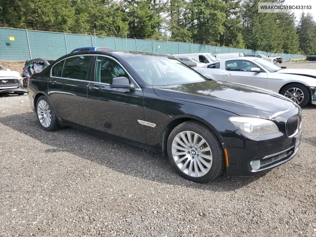2011 BMW 750 Lxi VIN: WBAKC8C51BC433153 Lot: 56578655