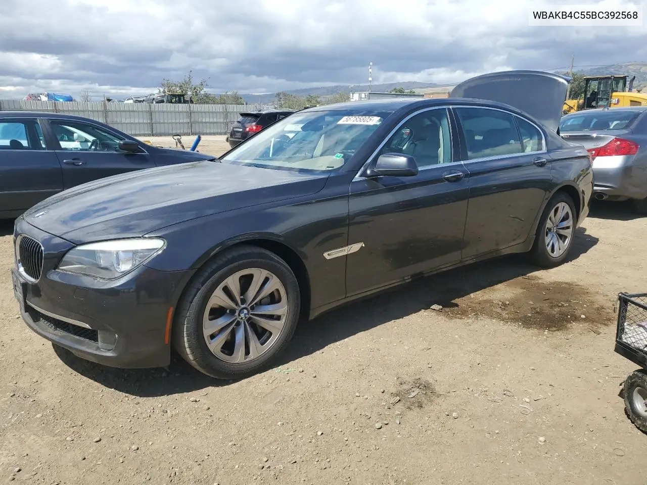 2011 BMW 740 Li VIN: WBAKB4C55BC392568 Lot: 56785805