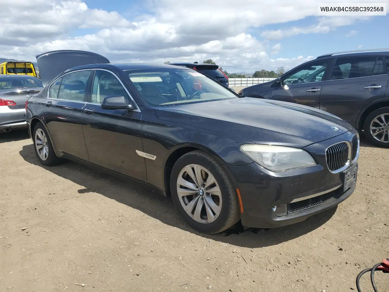 2011 BMW 740 Li VIN: WBAKB4C55BC392568 Lot: 56785805
