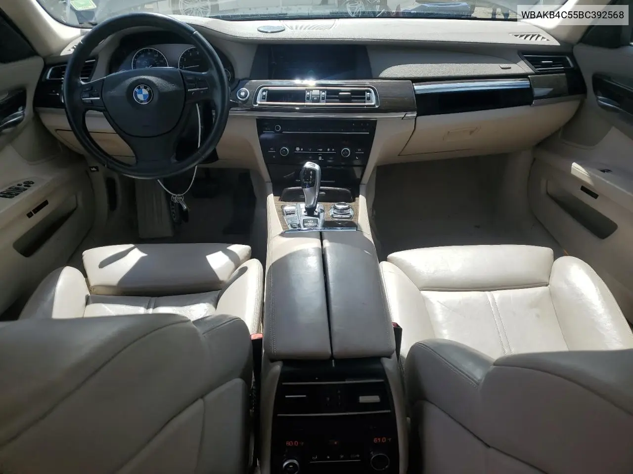 2011 BMW 740 Li VIN: WBAKB4C55BC392568 Lot: 56785805