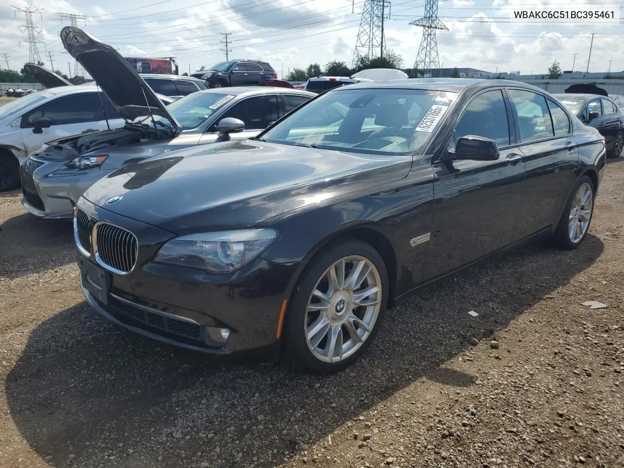2011 BMW 750 Xi VIN: WBAKC6C51BC395461 Lot: 62537865