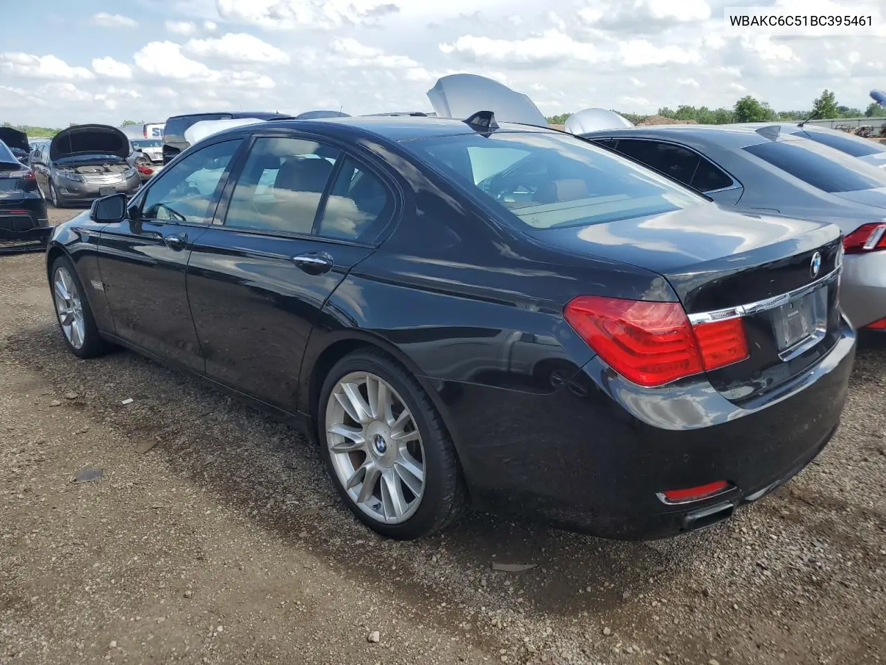 2011 BMW 750 Xi VIN: WBAKC6C51BC395461 Lot: 62537865