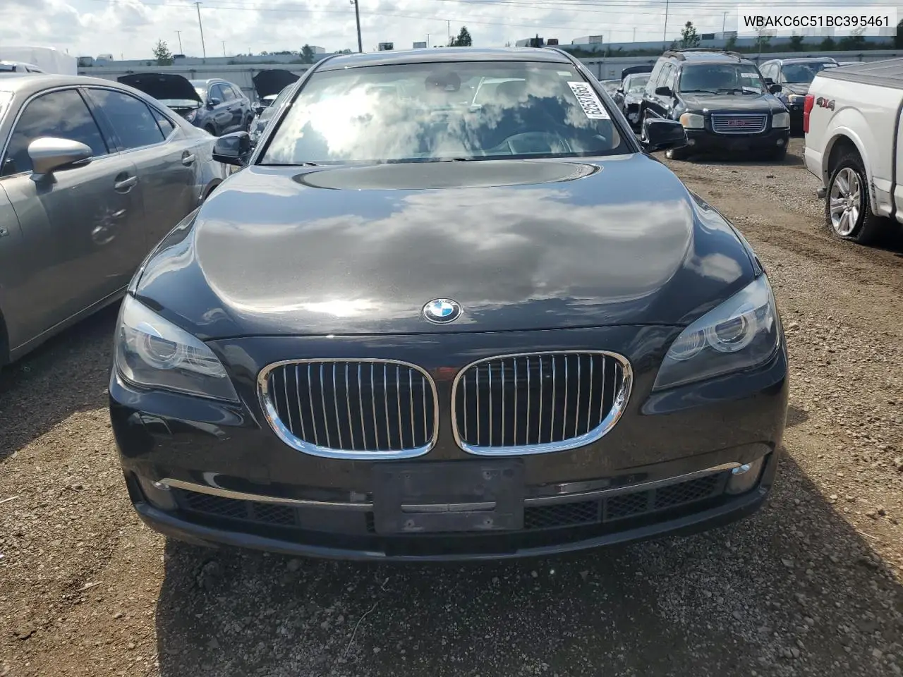 2011 BMW 750 Xi VIN: WBAKC6C51BC395461 Lot: 62537865
