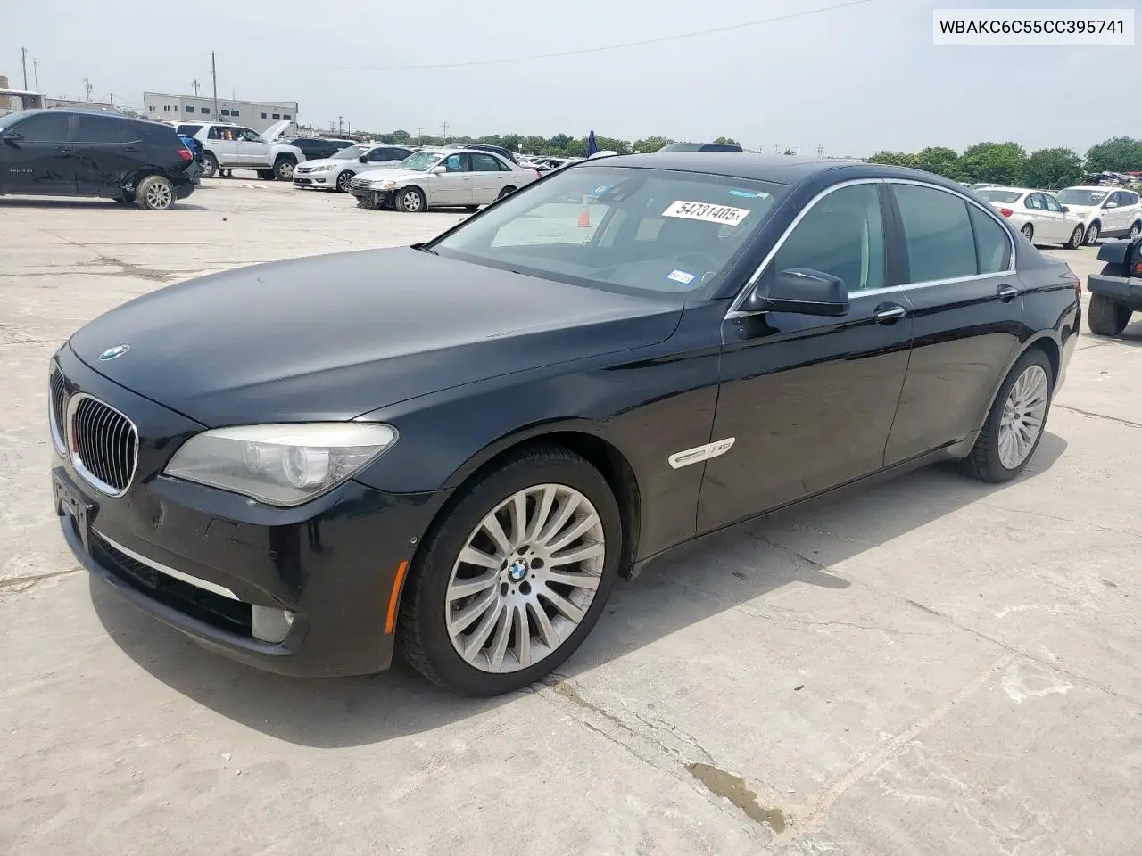 2012 BMW 750 Xi VIN: WBAKC6C55CC395741 Lot: 54731405