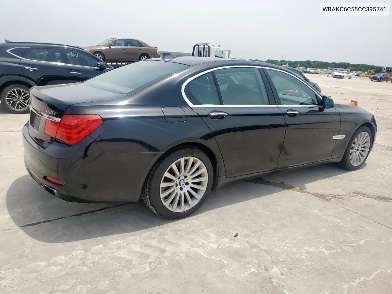 2012 BMW 750 Xi VIN: WBAKC6C55CC395741 Lot: 54731405