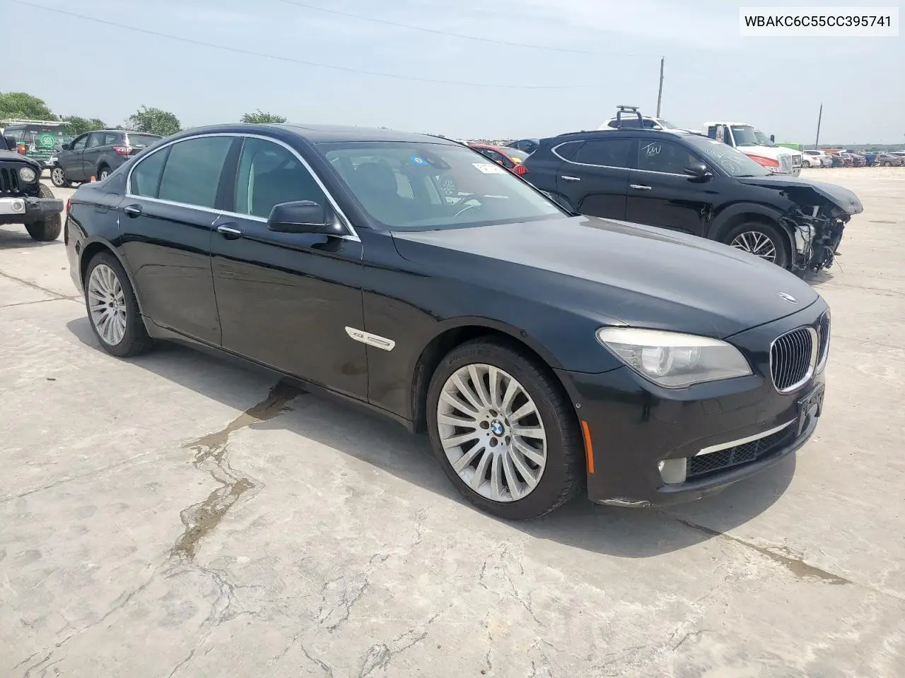 2012 BMW 750 Xi VIN: WBAKC6C55CC395741 Lot: 54731405