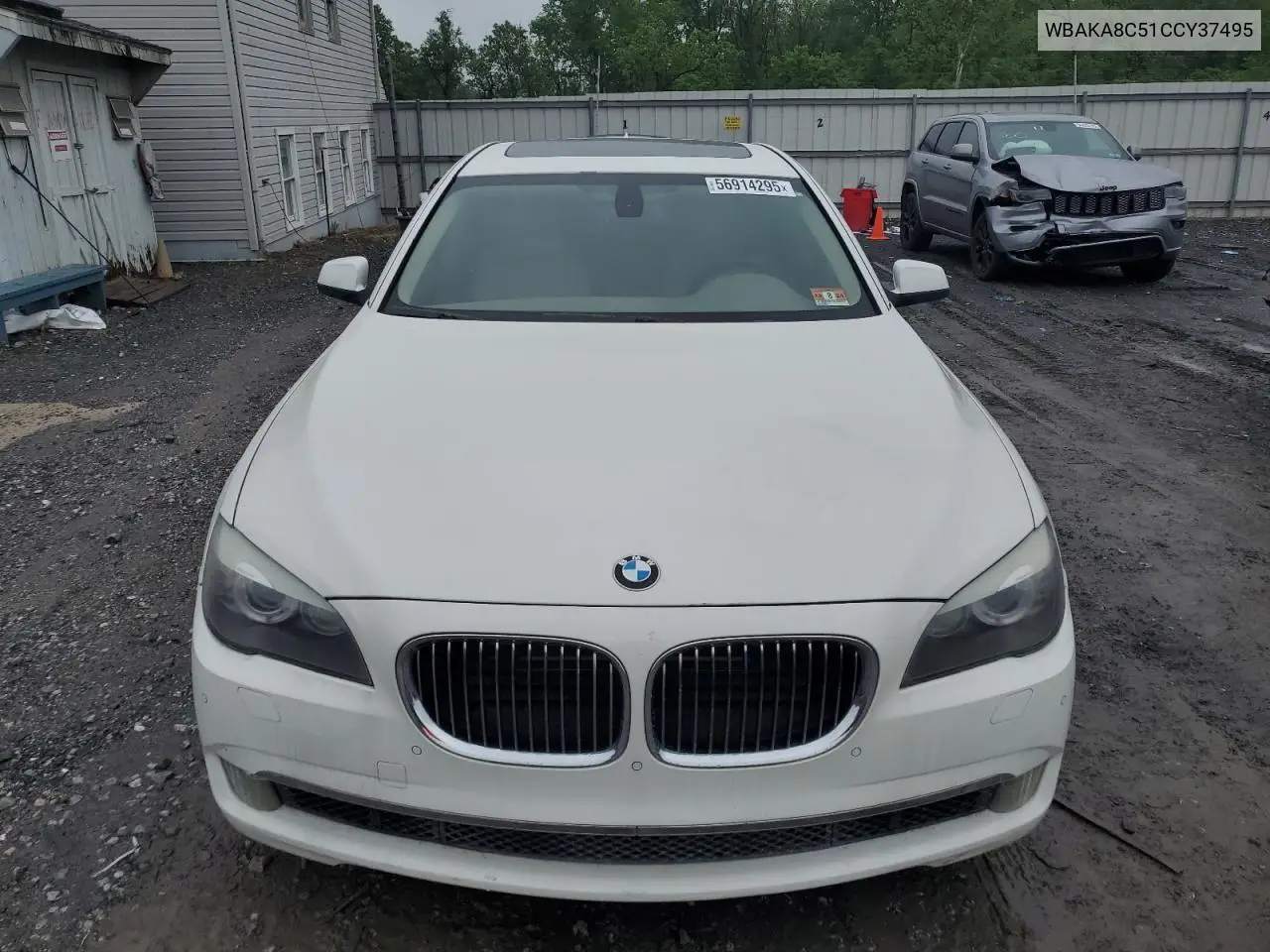 2012 BMW 750 I VIN: WBAKA8C51CCY37495 Lot: 56914295