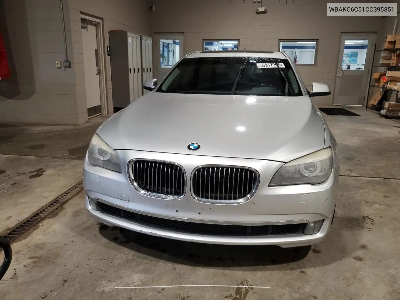 2012 BMW 750 Xi VIN: WBAKC6C51CC395851 Lot: 56917905