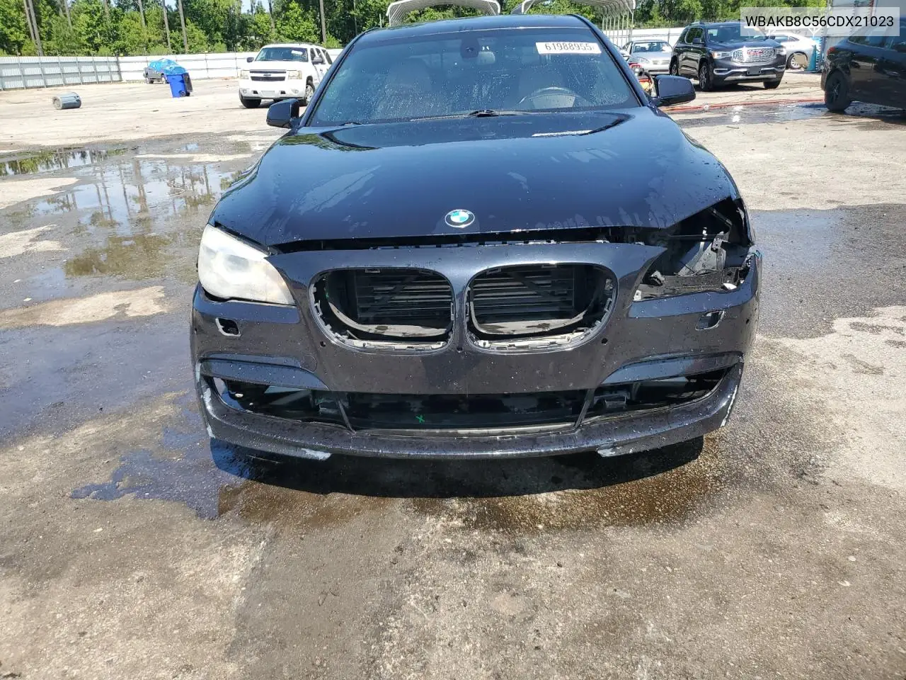 2012 BMW 750 Li VIN: WBAKB8C56CDX21023 Lot: 61988955