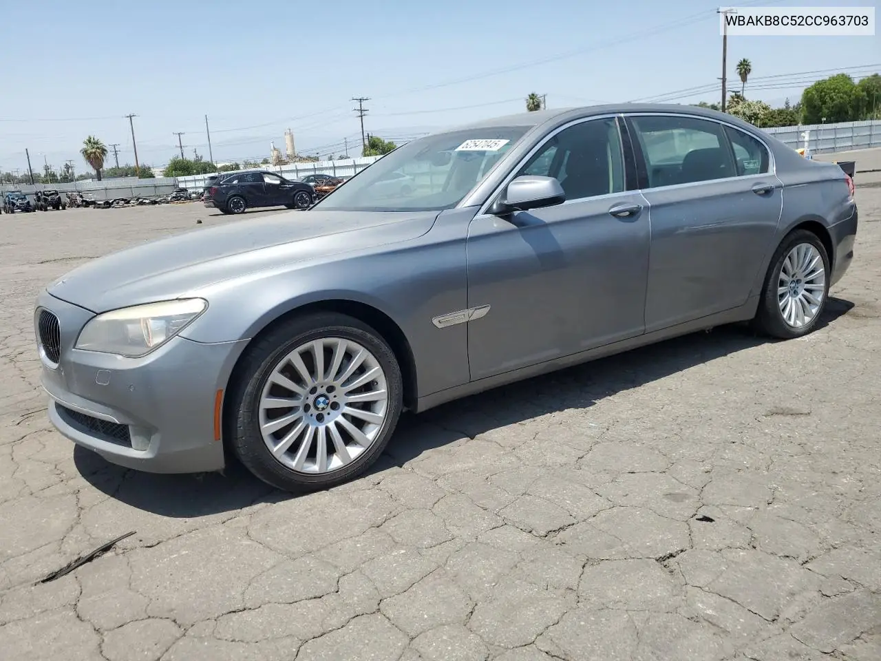 2012 BMW 750 Li VIN: WBAKB8C52CC963703 Lot: 62547045