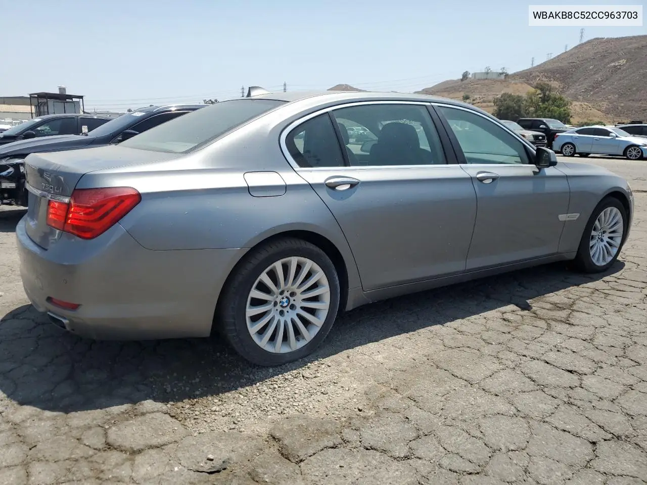 2012 BMW 750 Li VIN: WBAKB8C52CC963703 Lot: 62547045