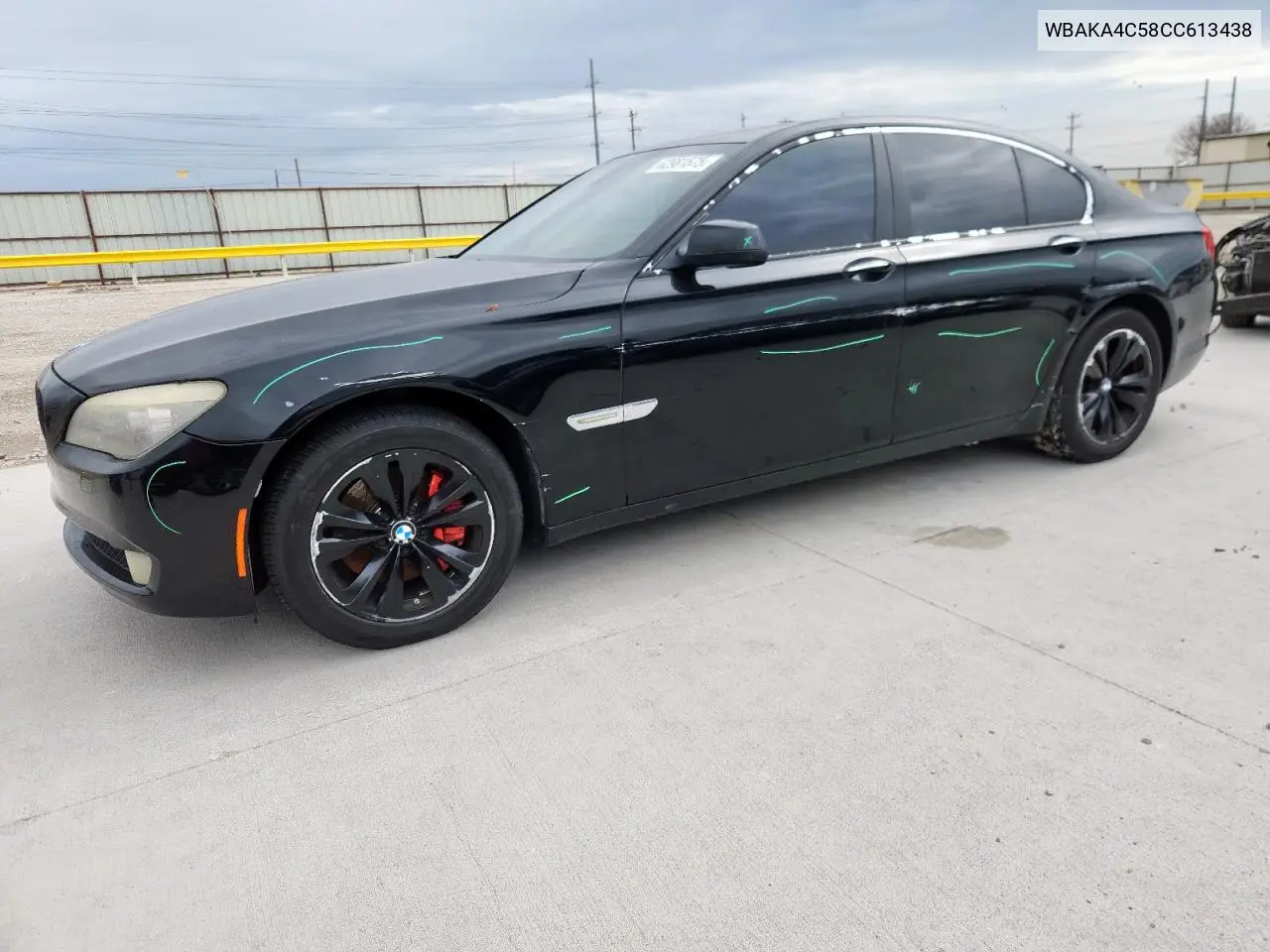 2012 BMW 740 I VIN: WBAKA4C58CC613438 Lot: 62981575