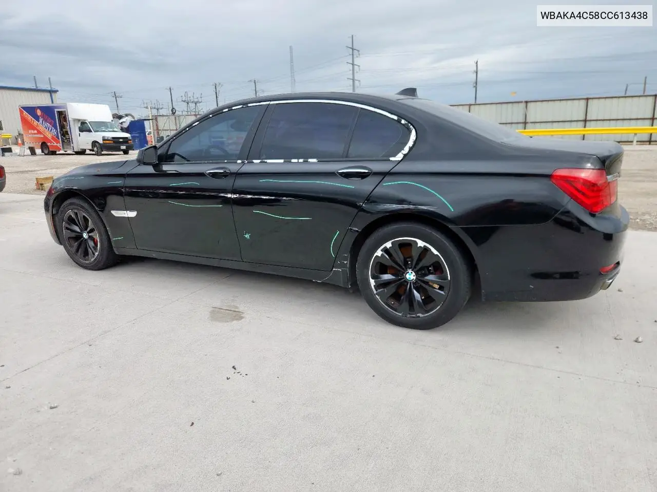 2012 BMW 740 I VIN: WBAKA4C58CC613438 Lot: 62981575