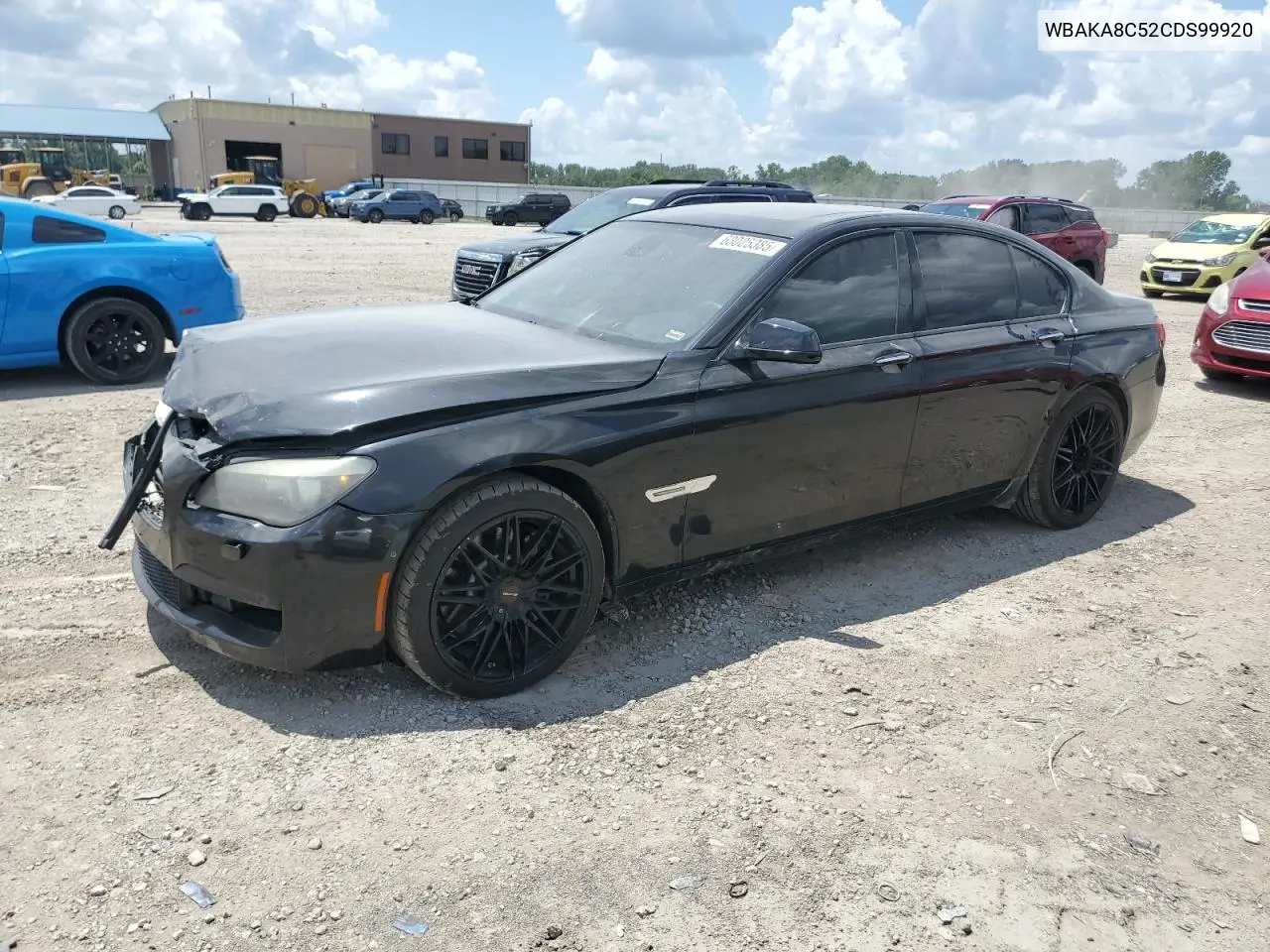 2012 BMW 750 I VIN: WBAKA8C52CDS99920 Lot: 63025385