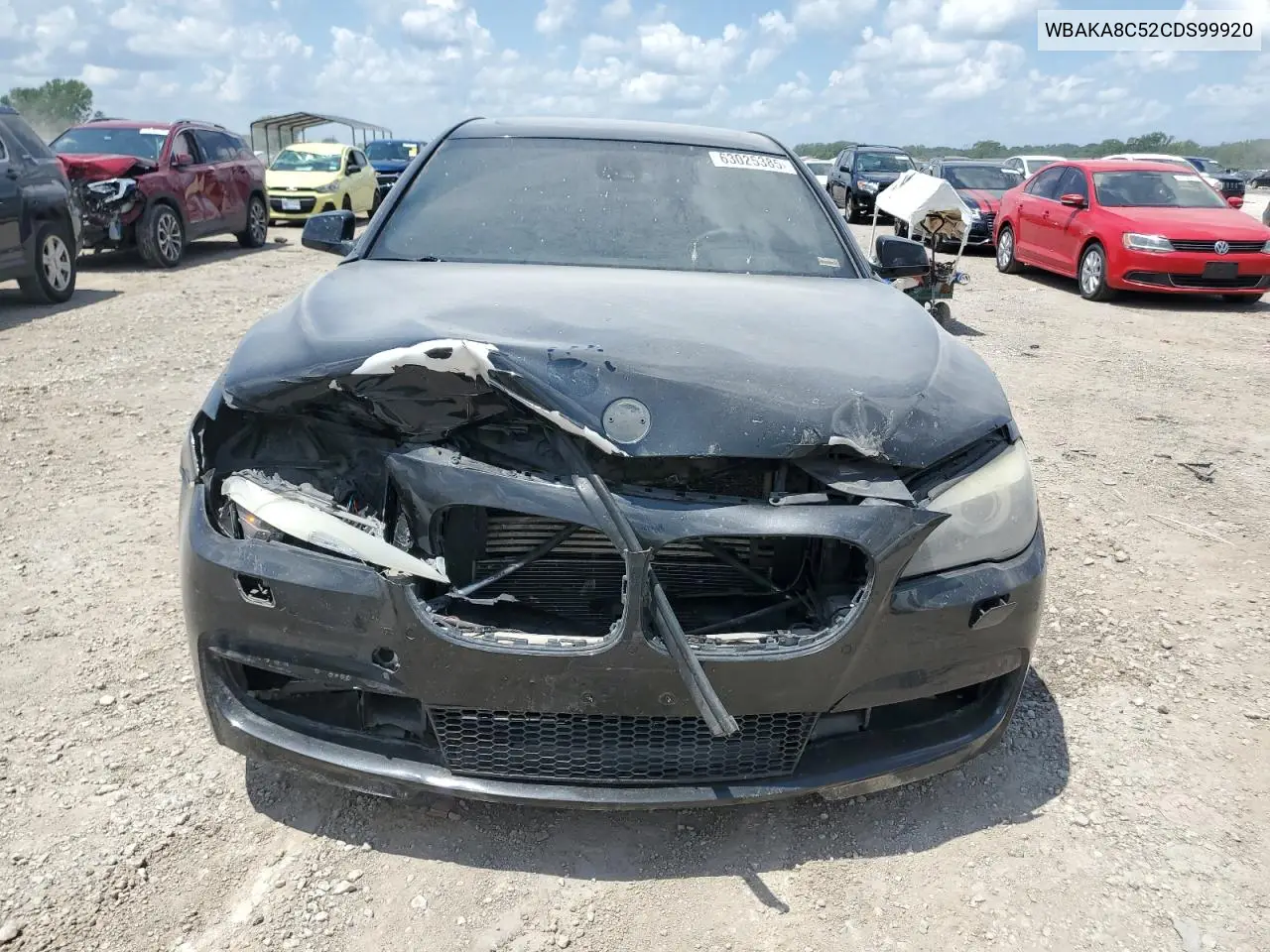 2012 BMW 750 I VIN: WBAKA8C52CDS99920 Lot: 63025385