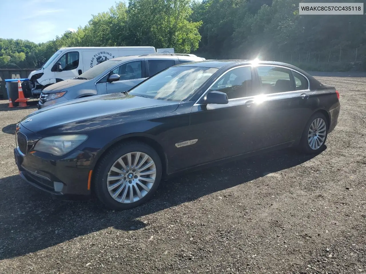 2012 BMW 750 Lxi VIN: WBAKC8C57CC435118 Lot: 63161825