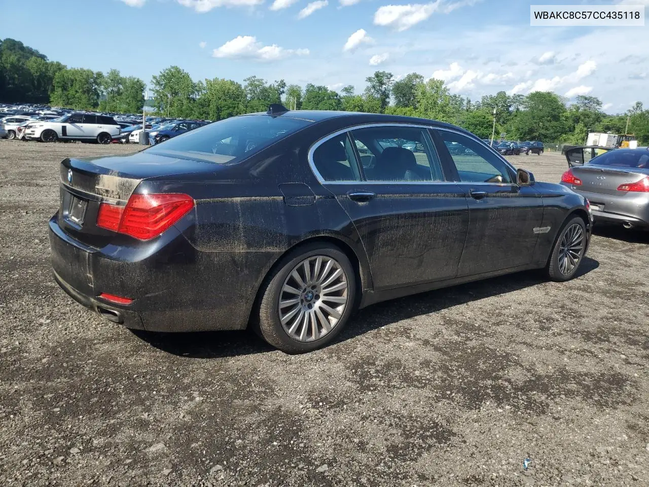 2012 BMW 750 Lxi VIN: WBAKC8C57CC435118 Lot: 63161825