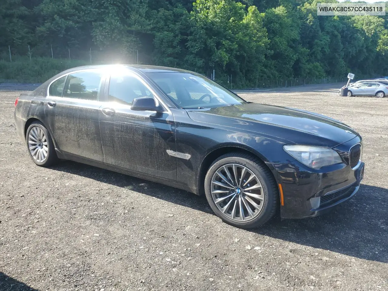 2012 BMW 750 Lxi VIN: WBAKC8C57CC435118 Lot: 63161825