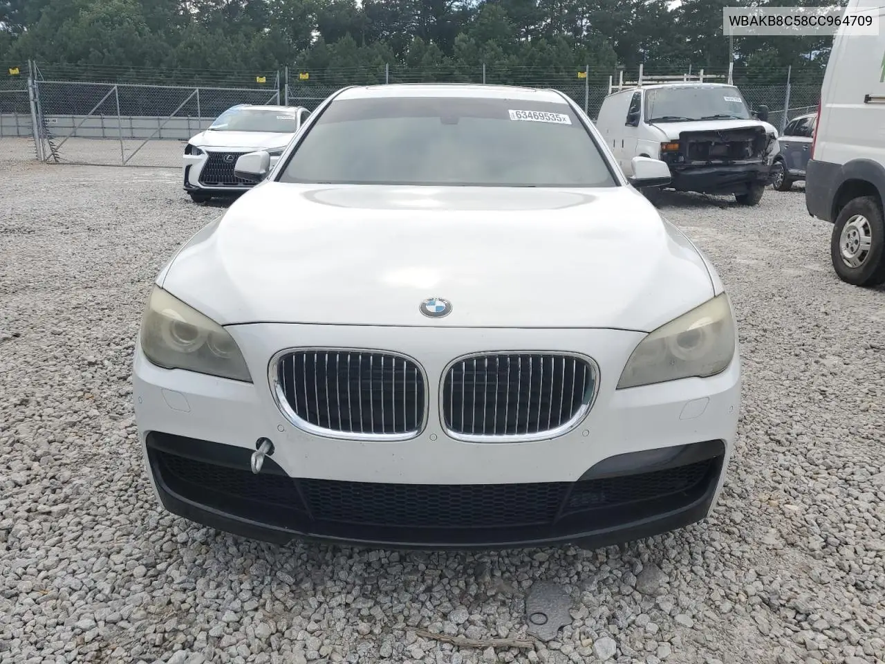 2012 BMW 750 Li VIN: WBAKB8C58CC964709 Lot: 63469535