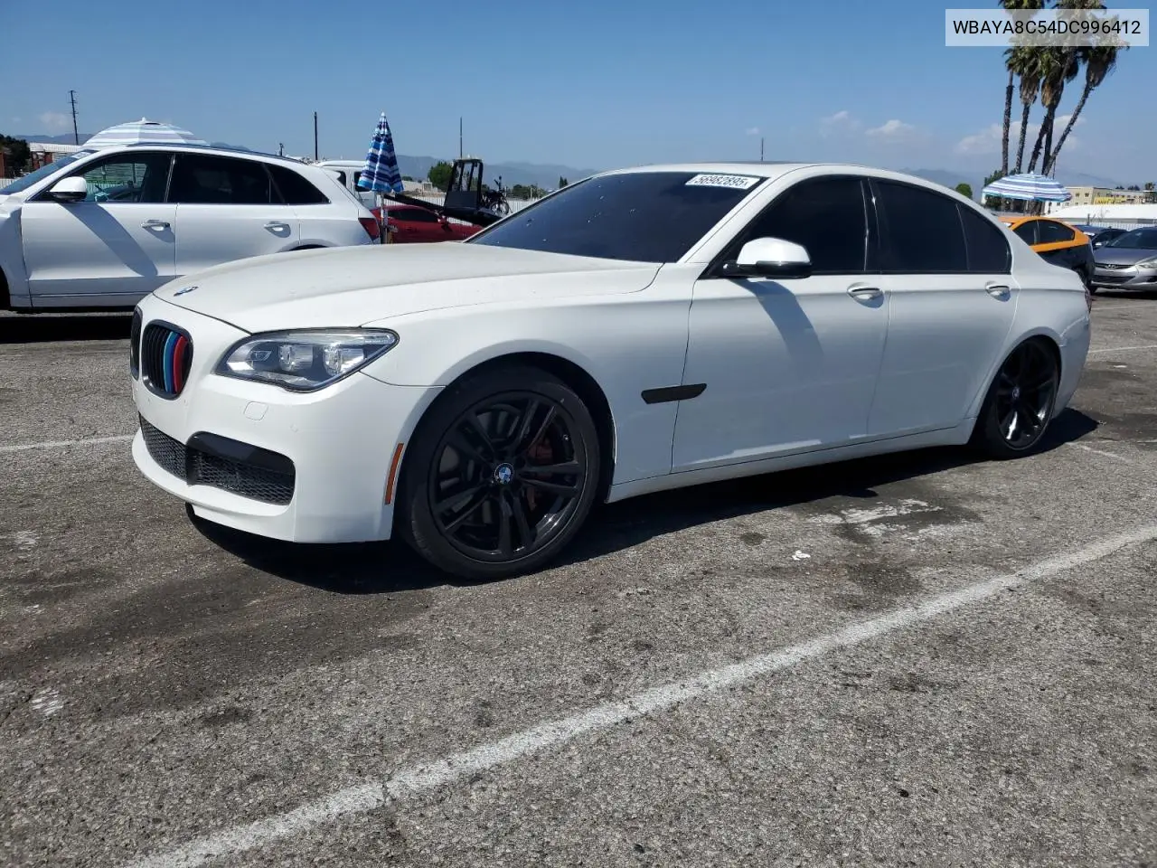 2013 BMW 750 I VIN: WBAYA8C54DC996412 Lot: 56982895