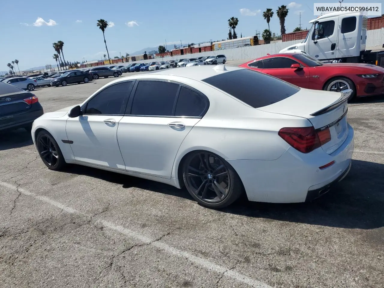 2013 BMW 750 I VIN: WBAYA8C54DC996412 Lot: 56982895