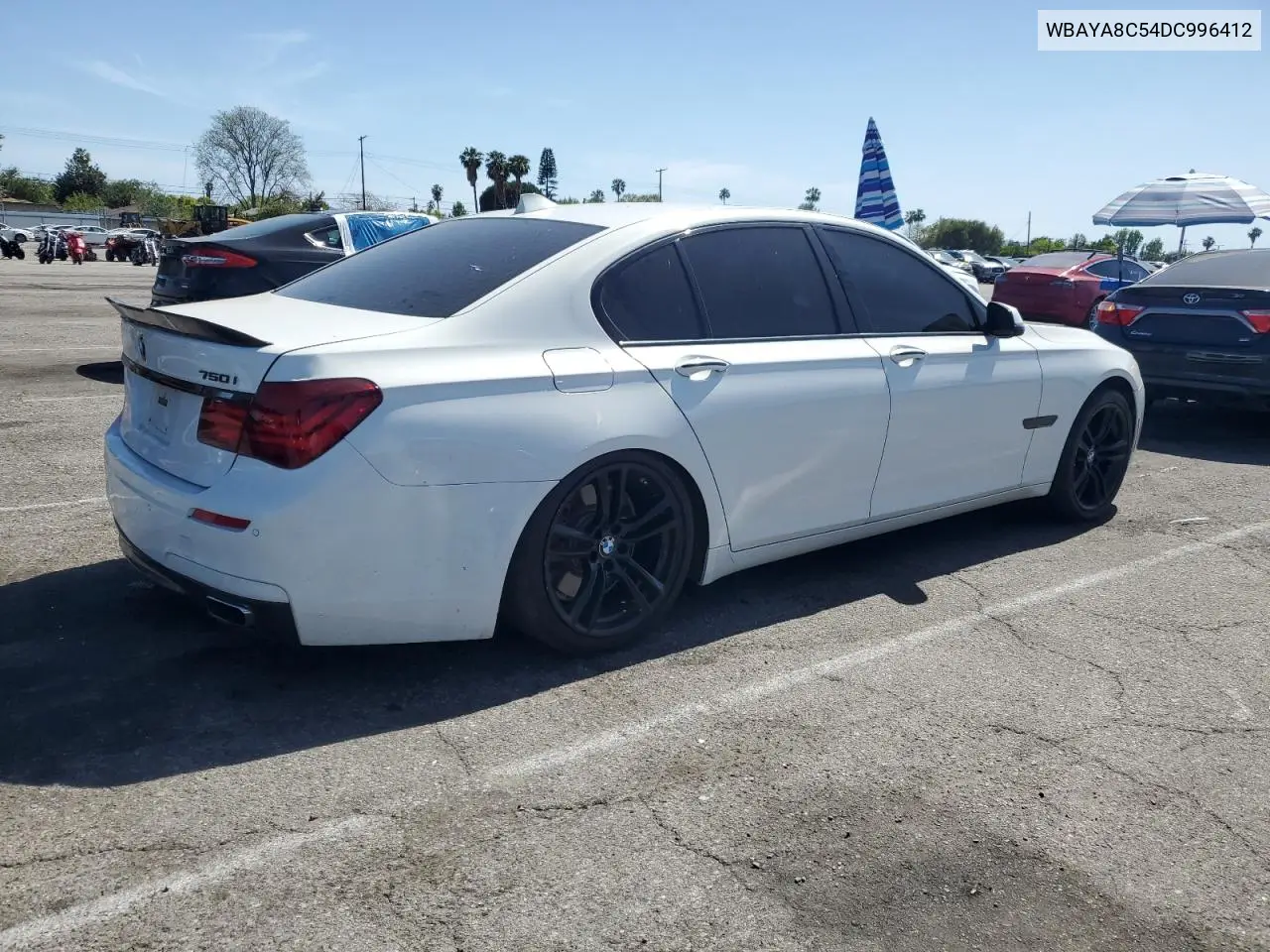 2013 BMW 750 I VIN: WBAYA8C54DC996412 Lot: 56982895