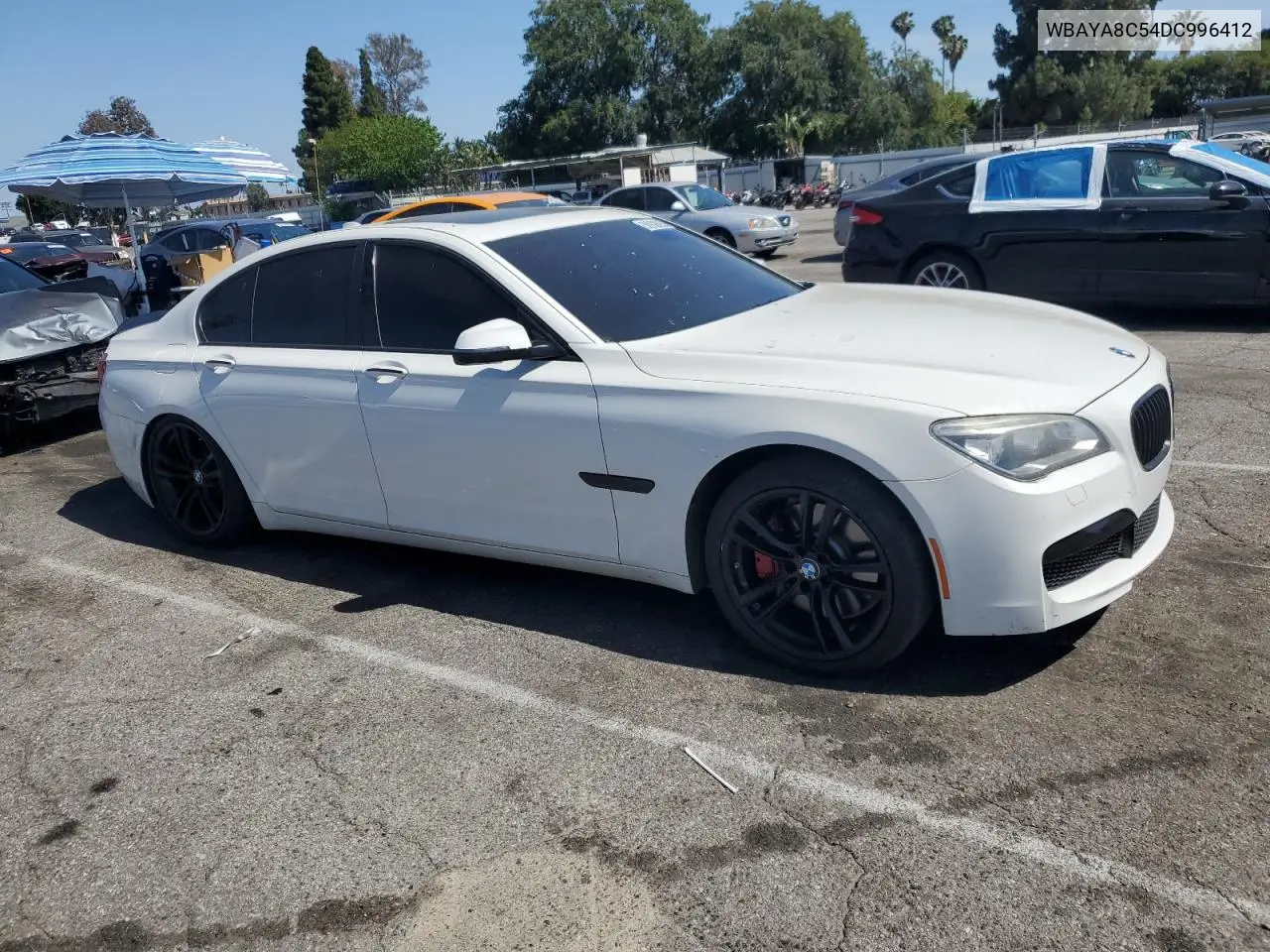 2013 BMW 750 I VIN: WBAYA8C54DC996412 Lot: 56982895