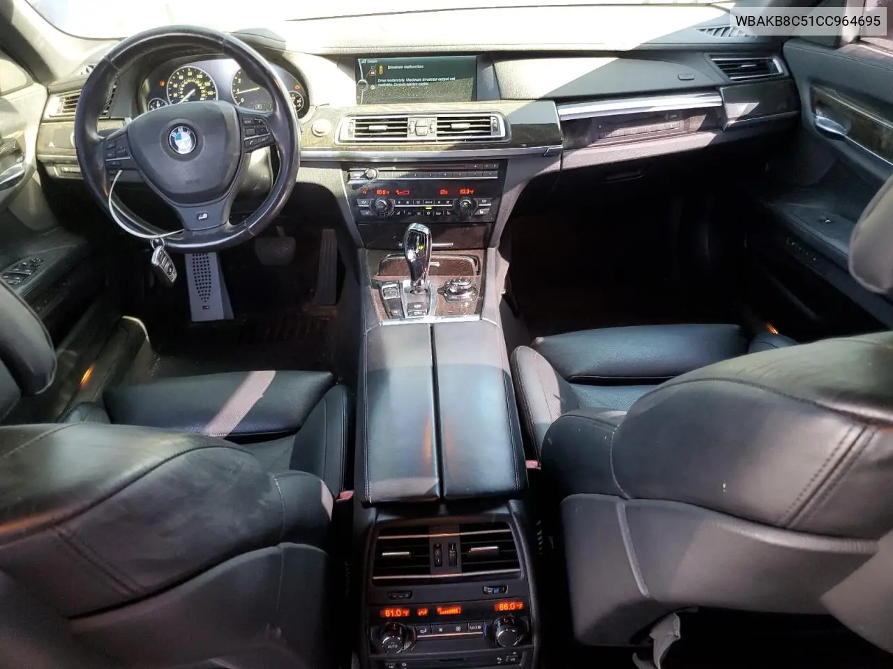 2013 BMW 750 Li VIN: WBAKB8C51CC964695 Lot: 60167355