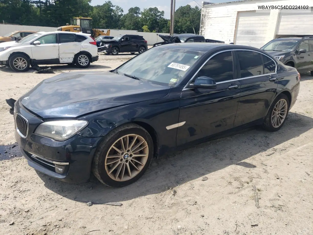 2013 BMW 750 Xi VIN: WBAYB6C54DD224102 Lot: 60791495