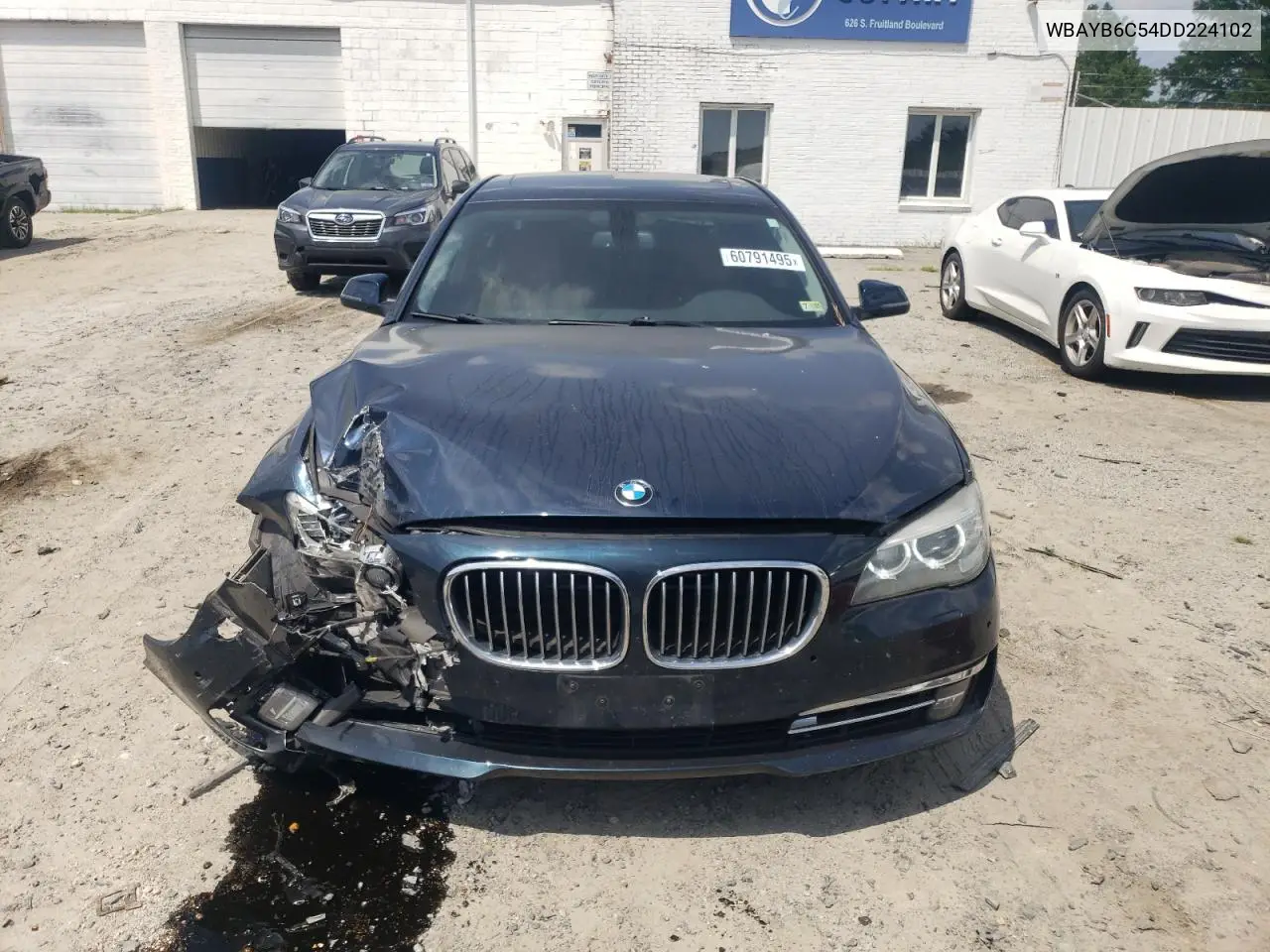 2013 BMW 750 Xi VIN: WBAYB6C54DD224102 Lot: 60791495