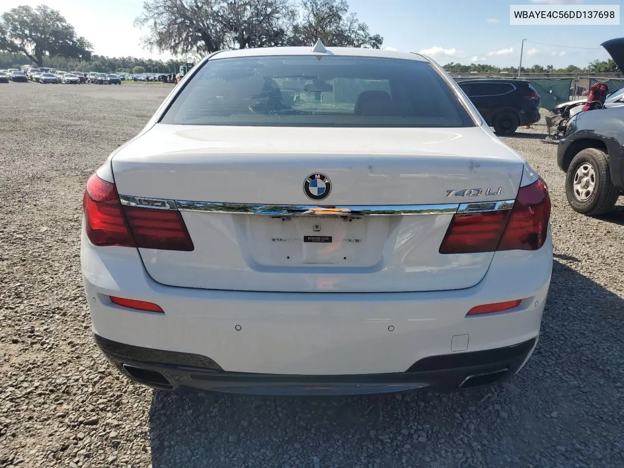 2013 BMW 740 Li VIN: WBAYE4C56DD137698 Lot: 61741085