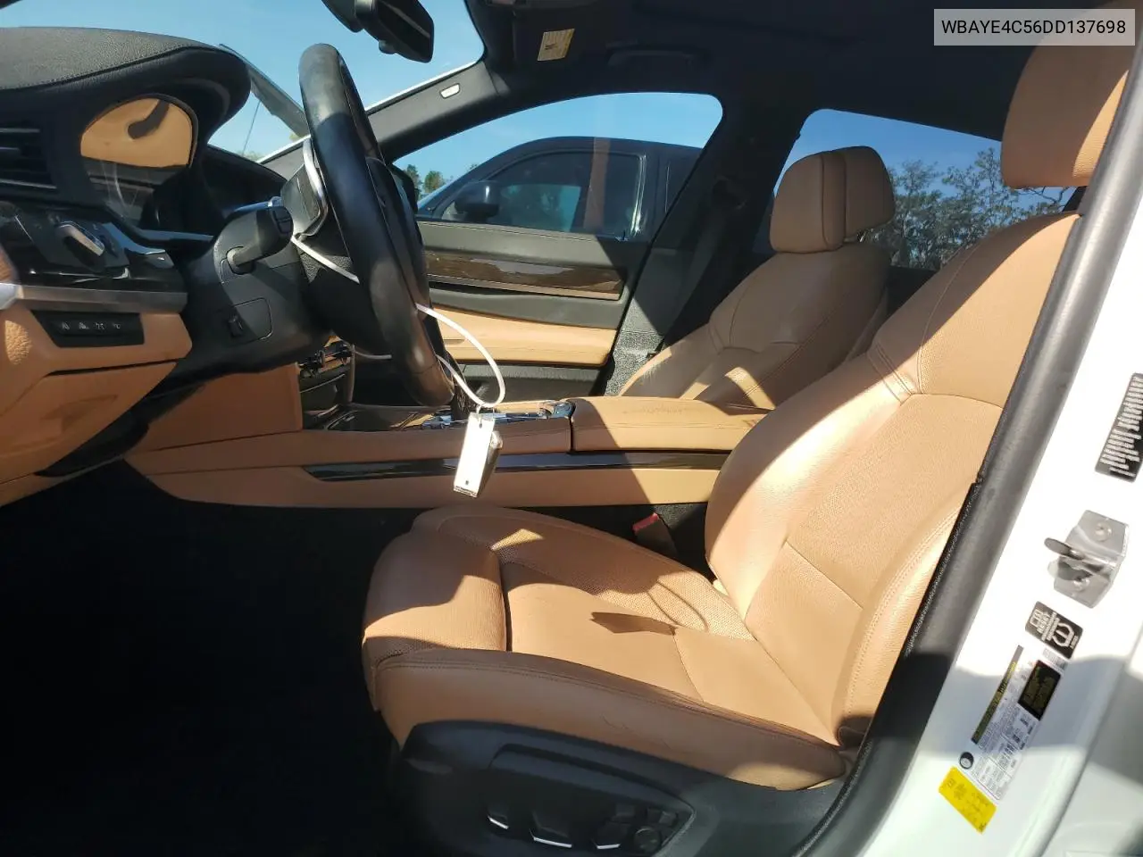 2013 BMW 740 Li VIN: WBAYE4C56DD137698 Lot: 61741085
