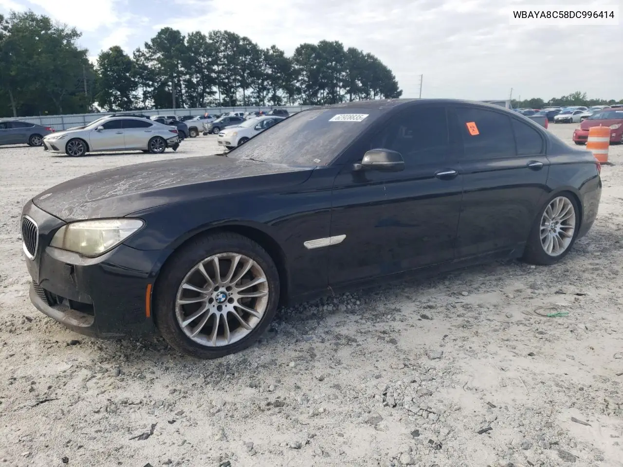 2013 BMW 750 I VIN: WBAYA8C58DC996414 Lot: 62928835