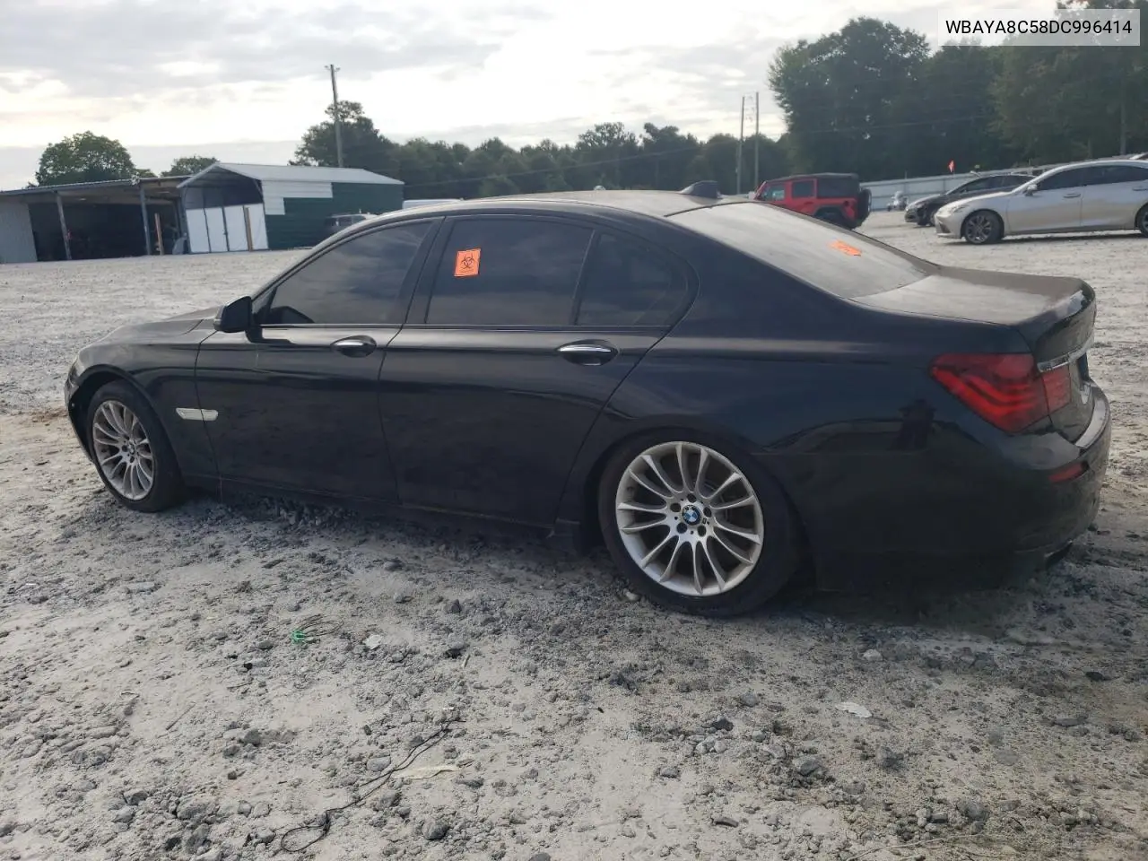 2013 BMW 750 I VIN: WBAYA8C58DC996414 Lot: 62928835