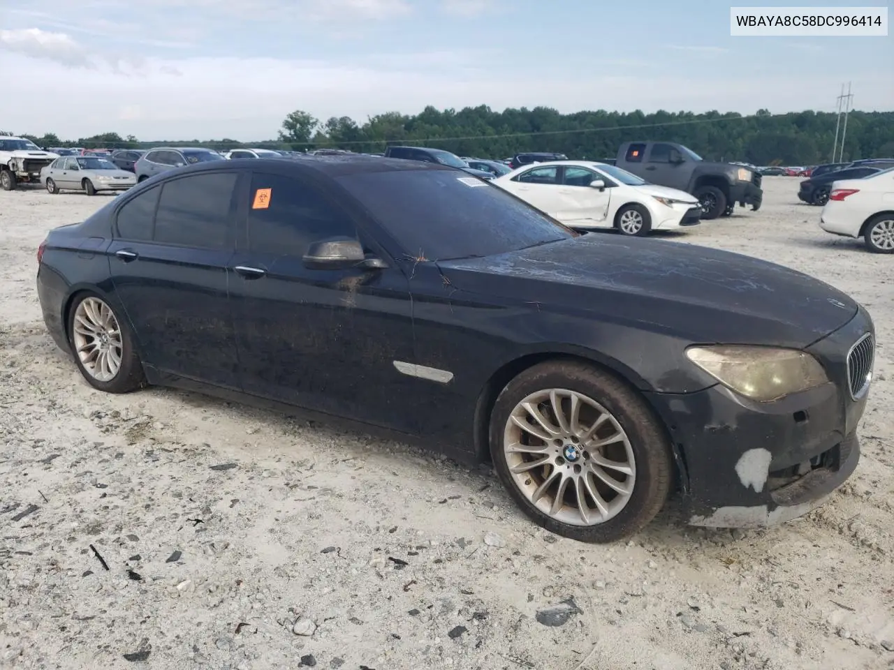 2013 BMW 750 I VIN: WBAYA8C58DC996414 Lot: 62928835