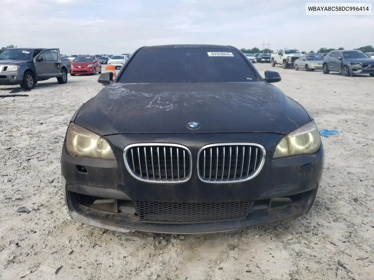 2013 BMW 750 I VIN: WBAYA8C58DC996414 Lot: 62928835