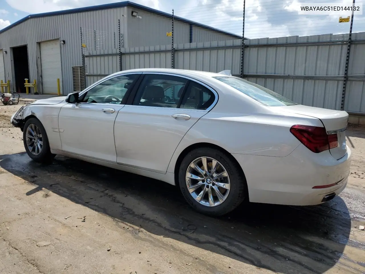 2014 BMW 740 I VIN: WBAYA6C51ED144132 Lot: 55131365