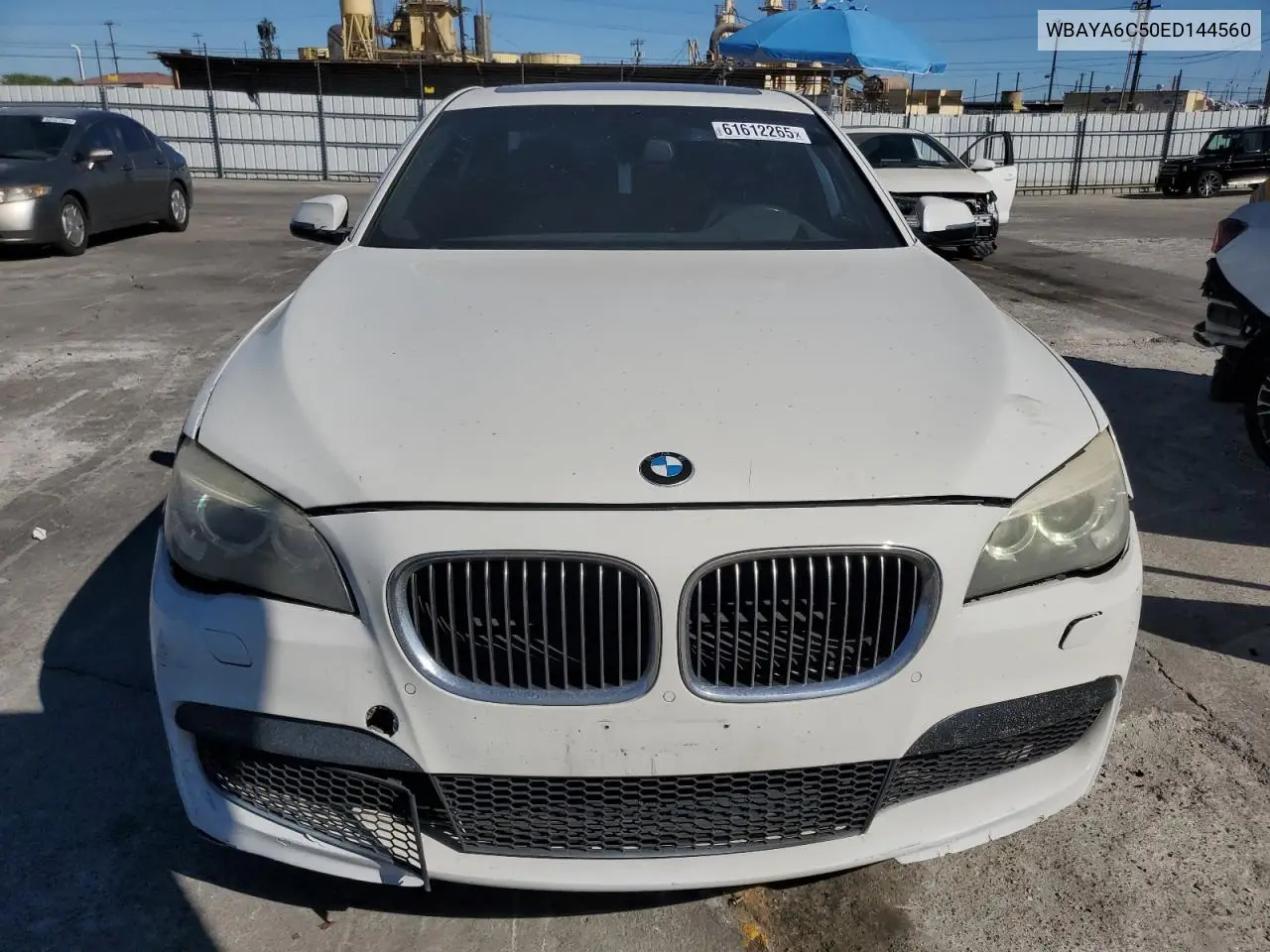 2014 BMW 740 I VIN: WBAYA6C50ED144560 Lot: 61612265