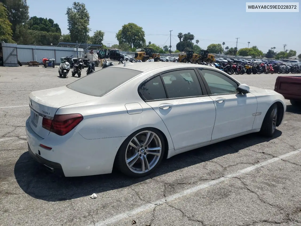 2014 BMW 750 I VIN: WBAYA8C59ED228372 Lot: 62698965