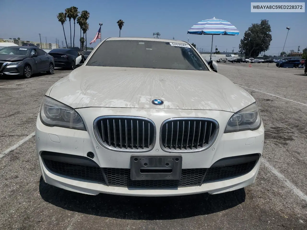 2014 BMW 750 I VIN: WBAYA8C59ED228372 Lot: 62698965