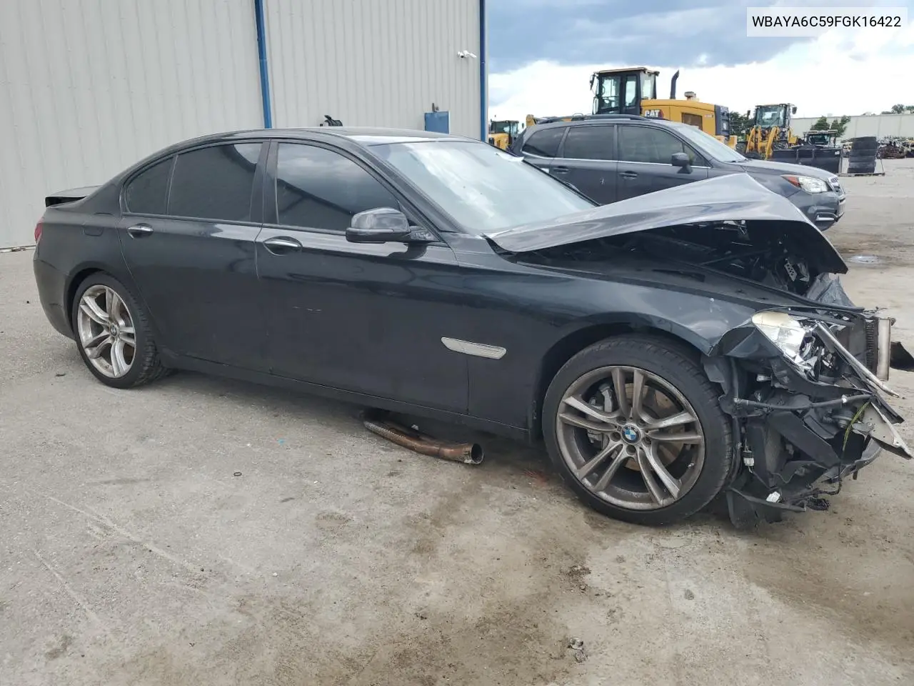 2015 BMW 740 I VIN: WBAYA6C59FGK16422 Lot: 62508495