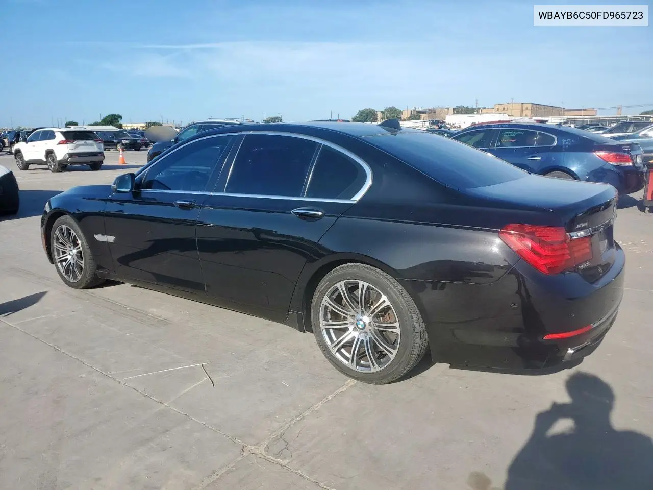 2015 BMW 750 Xi VIN: WBAYB6C50FD965723 Lot: 62612605